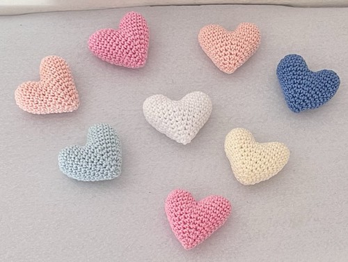 Cuore uncinetto applicazione - uncinetto,,