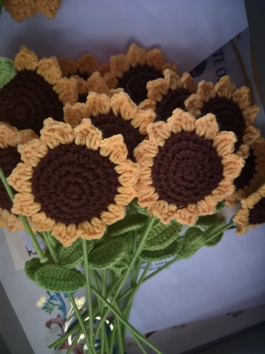 Girasoli all uncinetto fatti - all’uncinetto,