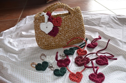 Cuori all uncinetto - all'uncinetto, a