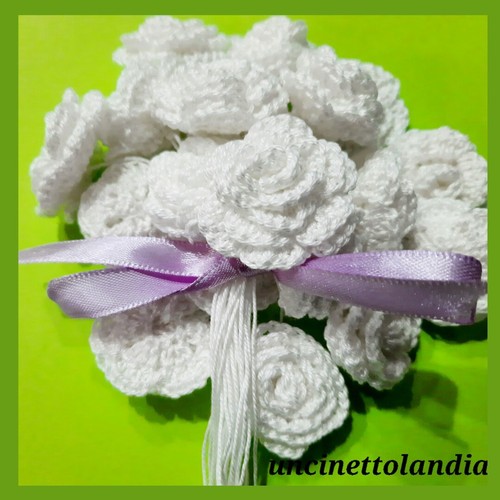 Lotto fiori rose - fiori, bianche